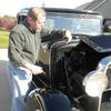 The very first thing filmed for Show 3 was the Model A outdoor shots. They were filmed on a beautiful October day in 2010, more than a year before Show 3 would be completed. The car is owned by Neil Besougloff, and we convinced him to appear on camera as Susie's Uncle Stanley. 